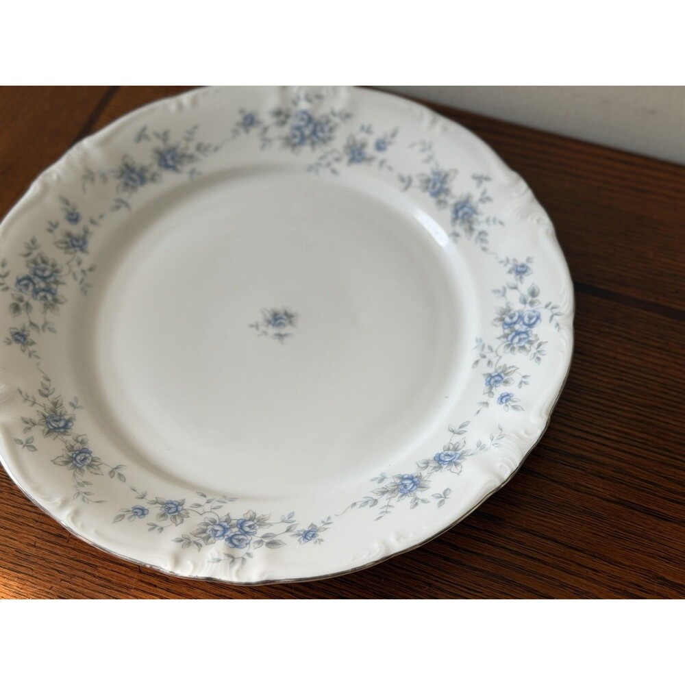 Winterling Bavaria Germany Renaissance Blue Garland 12" Chop Plate Round Platter